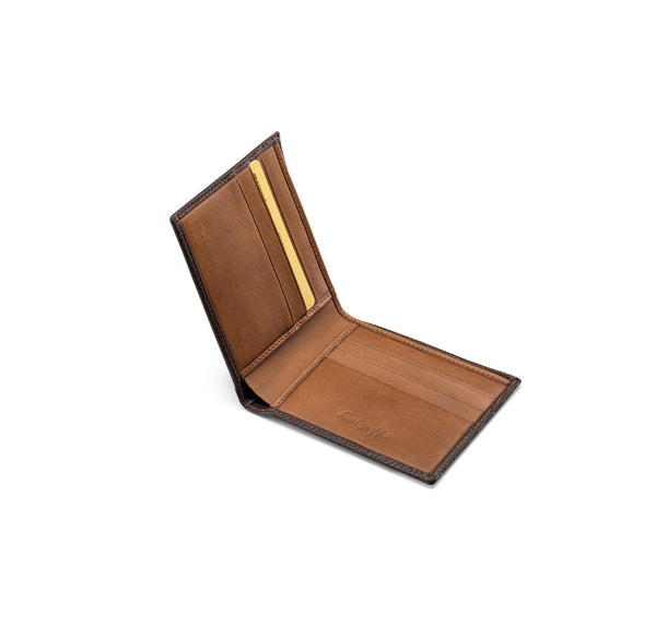 Wallet 3+3 CC - Small Size - Brown & Caramel