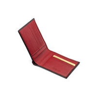 Wallet 3+3 CC - Large Size - Black & Red