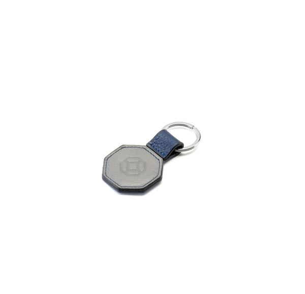 Key Holder - Octagonal - Blue & Grey