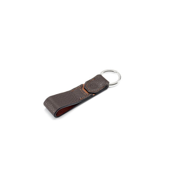 Belt Key Holder - Brown & Caramel